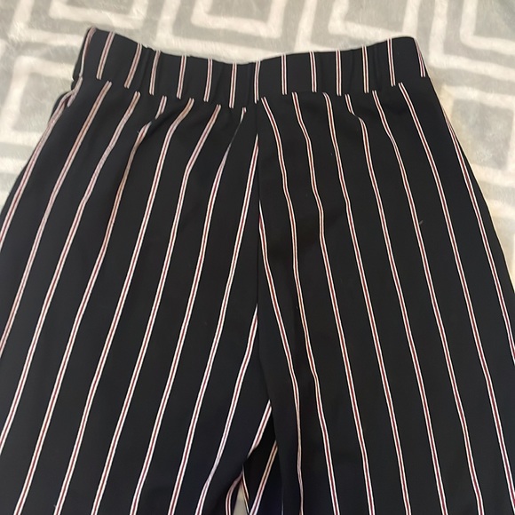 Wild Fable Red Black and White pinstripe Dress Pants - Picture 3 of 5